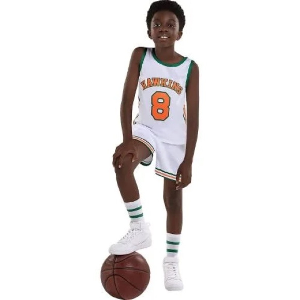 Stranger Things Lucas Team Basketball Uniform Costume